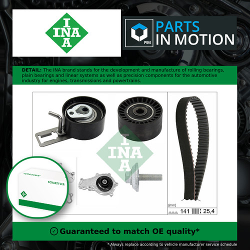 Timing belt water pump kit - pump,