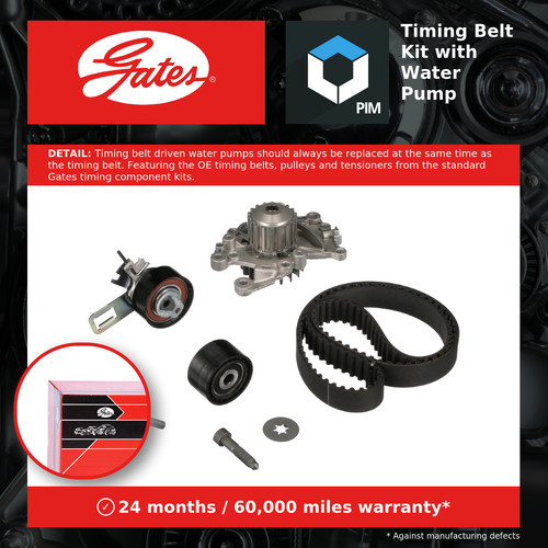Timing belt water - water, kit
